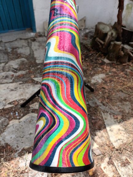 JUST SOLD! "Psychadelic Swirls (SOTA) Slide Didgeridoo JUST SOLD! - Image 3