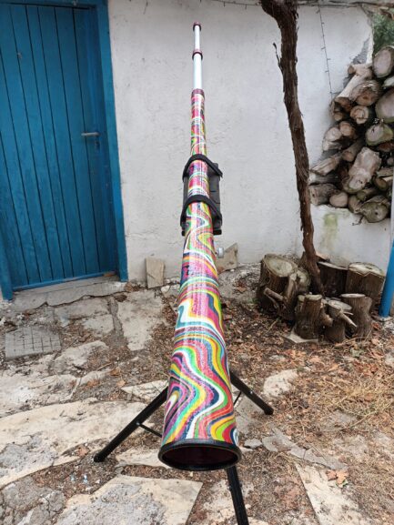 JUST SOLD! "Psychadelic Swirls (SOTA) Slide Didgeridoo JUST SOLD! - Image 6