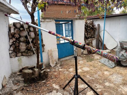 JUST SOLD! "Psychadelic Swirls (SOTA) Slide Didgeridoo JUST SOLD! - Image 7