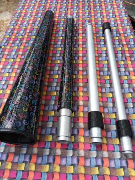 "Black Swirls Pattern" (SOTA) Slide Didgeridoo - Image 2