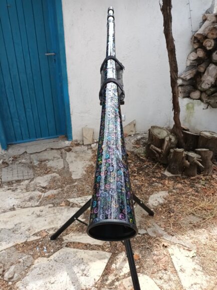 "Black Swirls Pattern" (SOTA) Slide Didgeridoo - Image 7