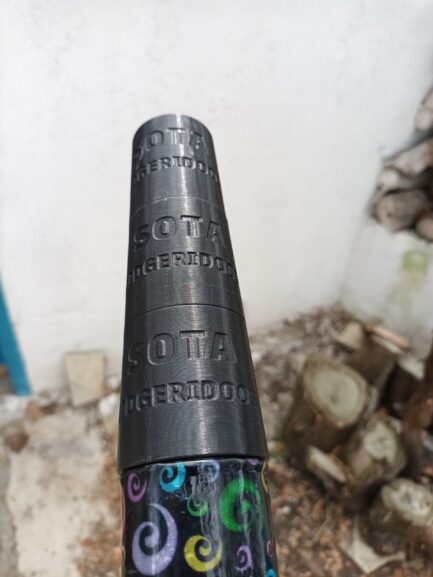 "Black Swirls Pattern" (SOTA) Slide Didgeridoo - Image 9