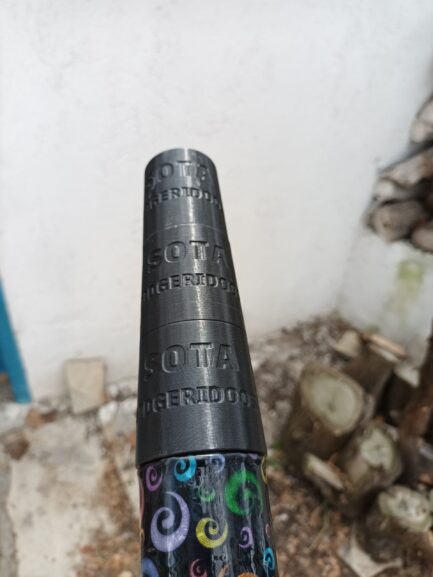 "Black Swirls Pattern" (SOTA) Slide Didgeridoo - Image 10
