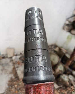 JUST SOLD  “Red Sparkles” Slide Didgeridoo  JUST SOLD